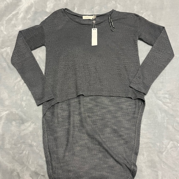 🌸Costa Blanca Gray Knit Sweater - Picture 1 of 7